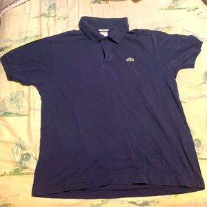 👕 WOMENS LACOSTE NAVY BLUE POLO
